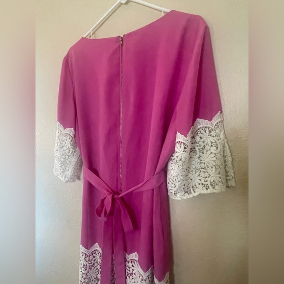 Gianni Bini Pink and White Lace Dress - Picture 7 of 8